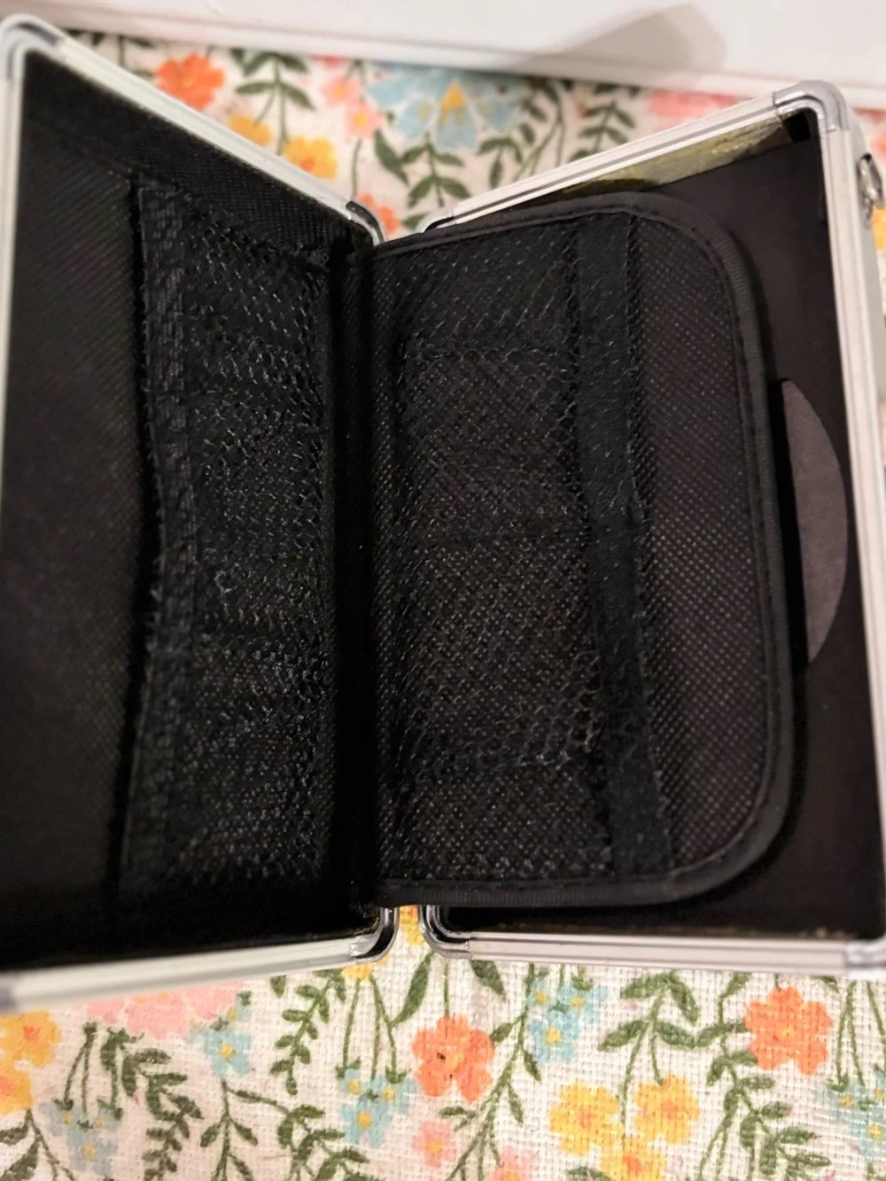 Intec branded aluminum safe case designed to protect gaming devices